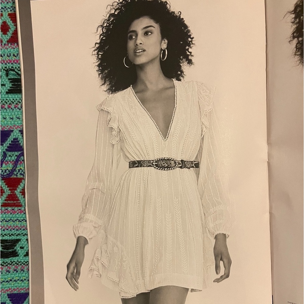 018  Free People Isabella Mini in white BNWT the perfect lil White Dress 🤍👗🤍 - Picture 3 of 6